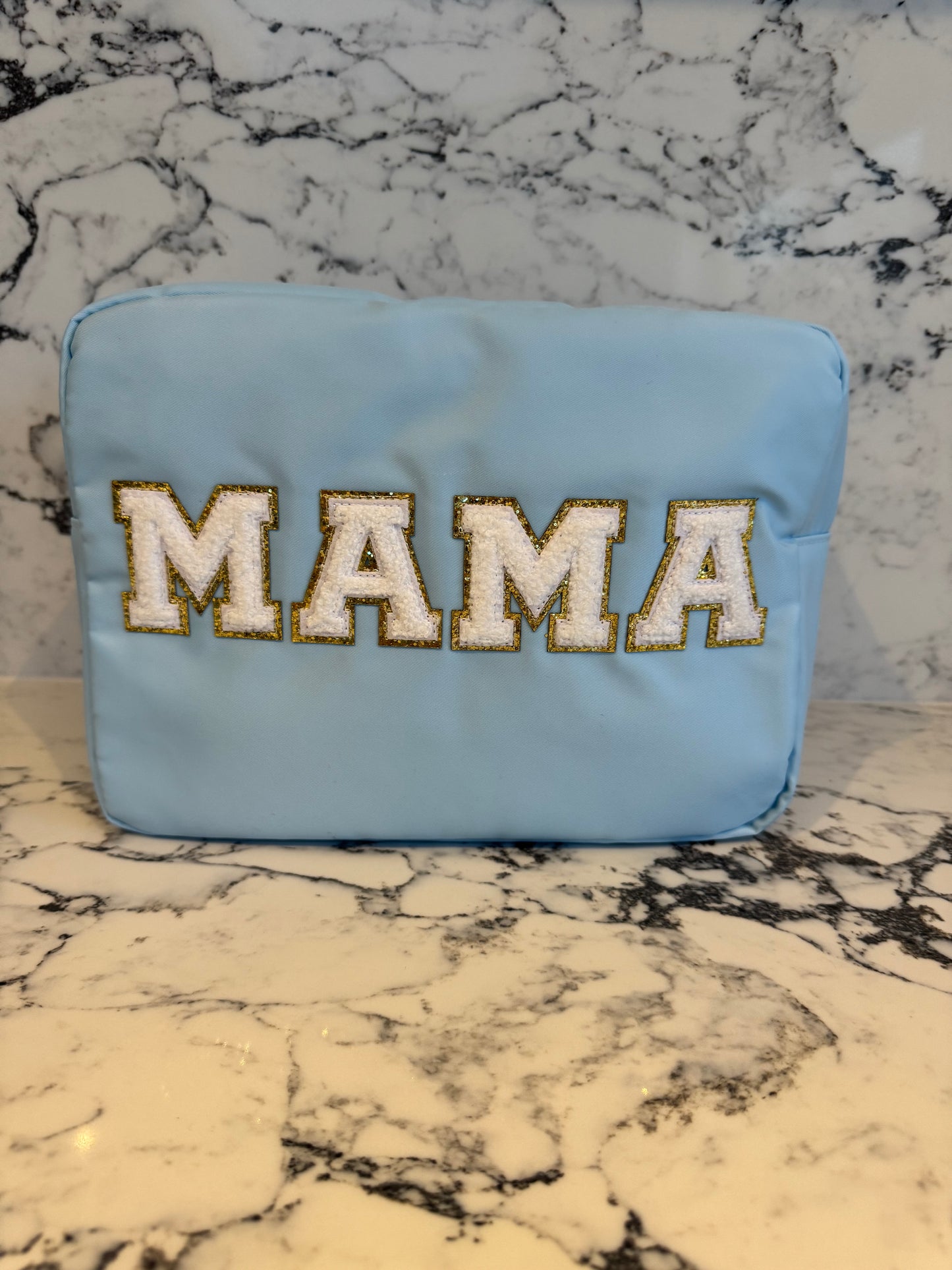 X-Large Mama Pouch- Light Blue