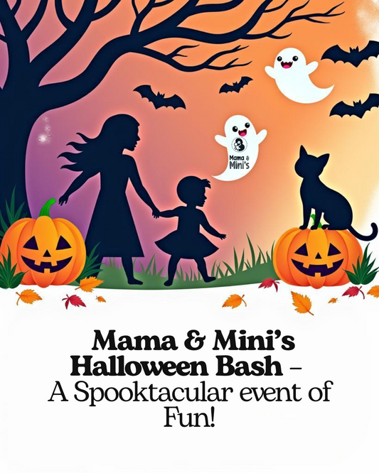 🎃👻Mama and Mini’s Halloween Bash-  Friday 24th October 2025 🍰☕️